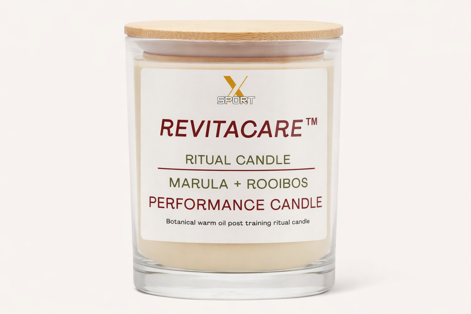 REVITACARE™ Ritual Candle — Marula + Rooibos Performance Candle