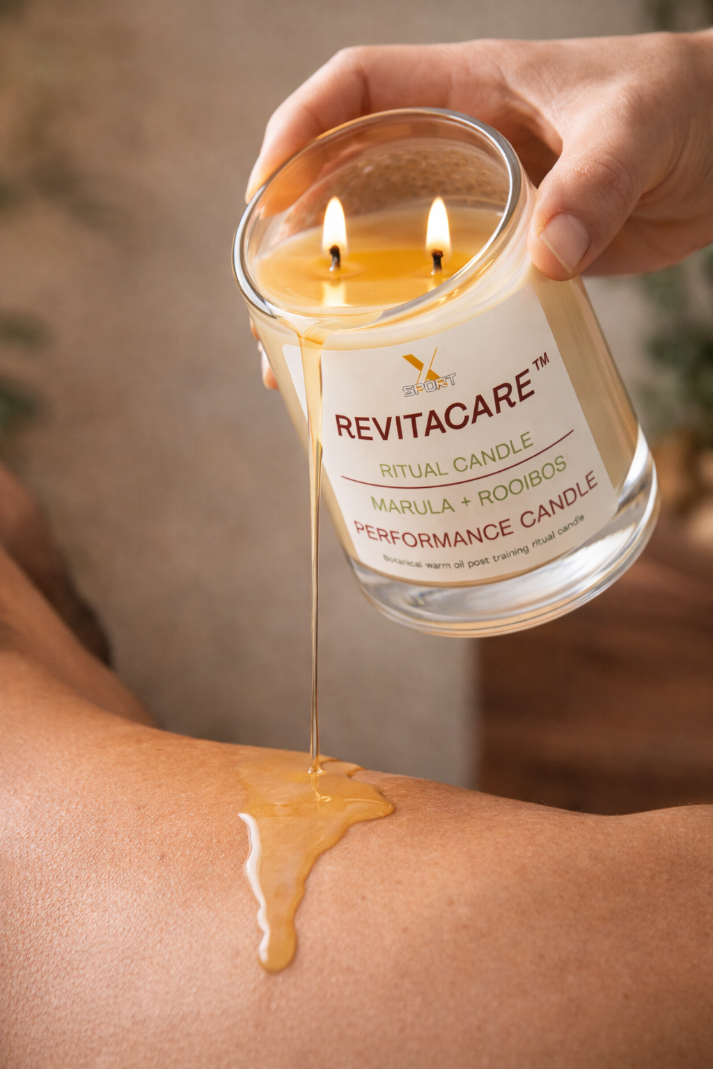 REVITACARE™ Ritual Candle — Marula + Rooibos Performance Candle
